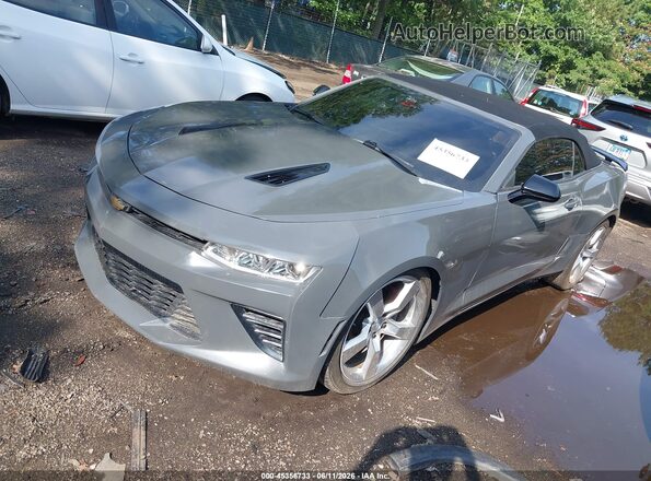 1G1FF3D78H0174405 2017 CHEVROLET CAMARO Gray Առջևի ձախ երեք քառորդ տեսարան