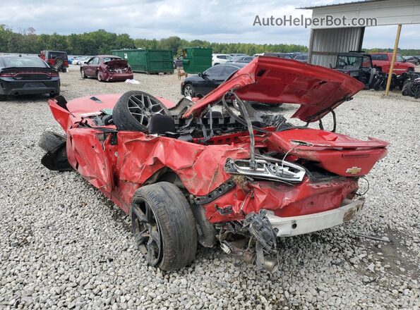 1G1FF3D7XH0172395 2017 CHEVROLET CAMARO Red Trasero izquierdo