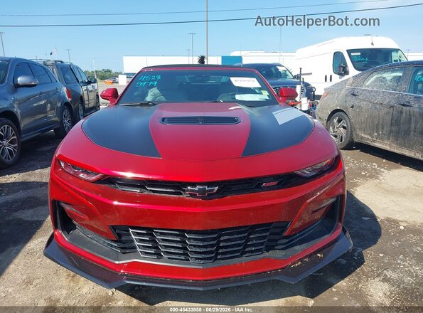 1G1FG3D75P0104789 2023 CHEVROLET CAMARO Red უკანა სალონის ხედი