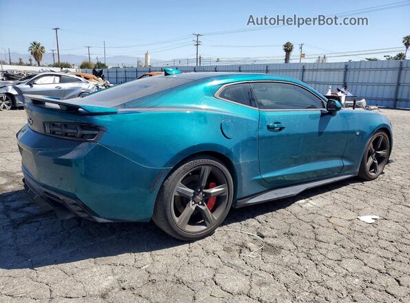 1G1FH1R72G0143639 2016 CHEVROLET CAMARO Green Trasero derecho