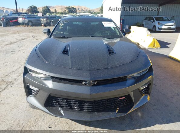 1G1FH1R72J0116688 2018 CHEVROLET CAMARO Серый Вид щитка приборов