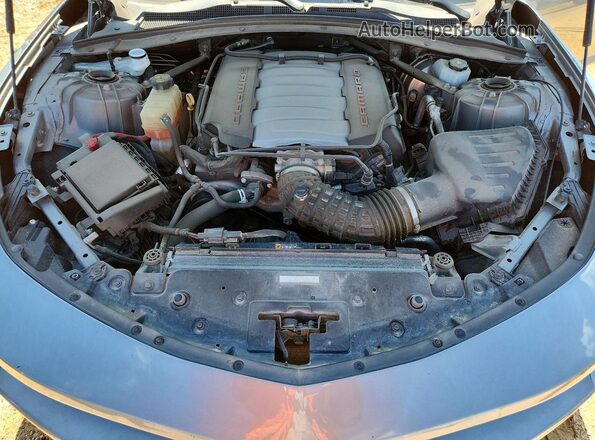 1G1FH1R75L0115473 2020 CHEVROLET CAMARO Gray Սալոնի հետևի տեսք
