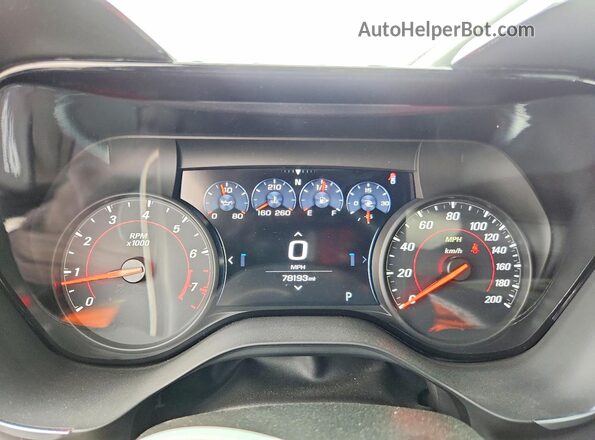 1G1FH1R79M0129779 2021 CHEVROLET CAMARO Black ხელსაწყოთა პანელის ხედი
