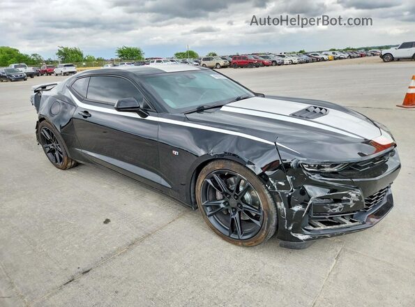 1G1FH1R79M0129779 2021 CHEVROLET CAMARO Black წინა მარჯვენა