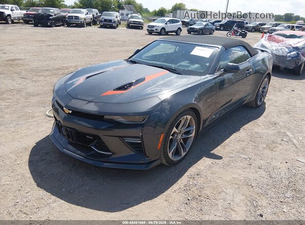 1G1FH3D70H0215622 2017 CHEVROLET CAMARO Серый Передняя левая четверть