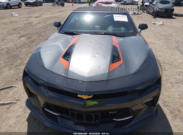 1G1FH3D70H0215622 2017 CHEVROLET CAMARO Серый Вид щитка приборов