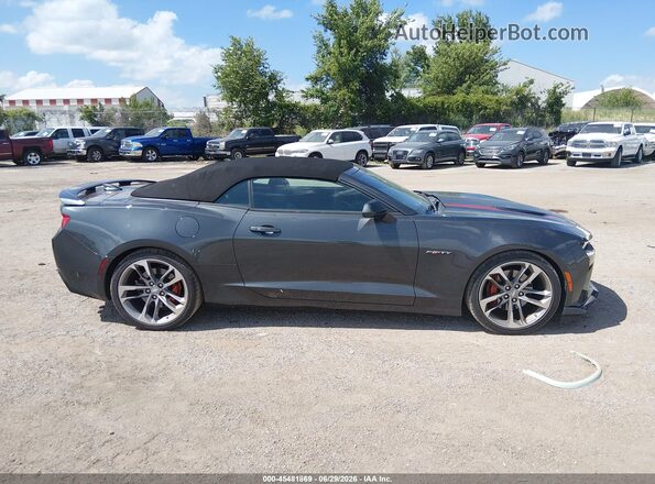 1G1FH3D70H0215622 2017 CHEVROLET CAMARO Серый Вид задней части салона