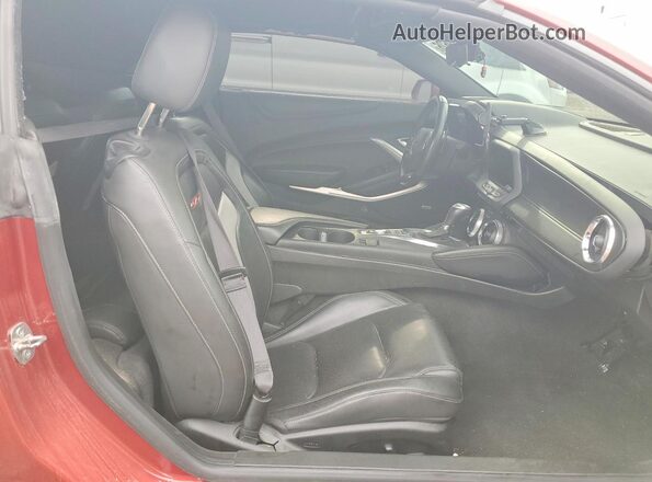 1G1FH3D74L0108601 2020 CHEVROLET CAMARO Red Vista de los asientos traseros