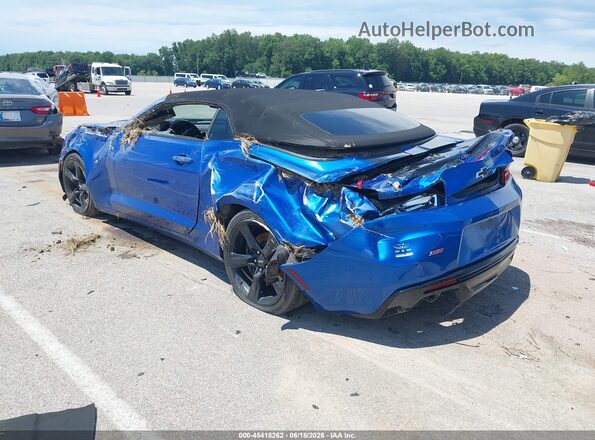 1G1FH3D75J0141314 2018 CHEVROLET CAMARO Blue Rear left