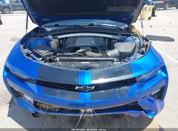 1G1FH3D75J0141314 2018 CHEVROLET CAMARO Blue Rear view