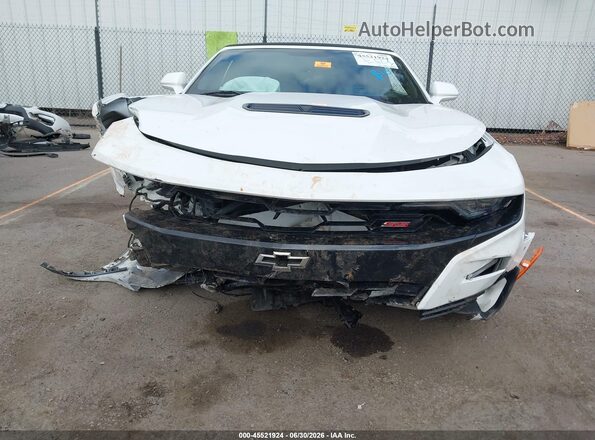 1G1FH3D75K0115622 2019 CHEVROLET CAMARO White Vista del cuadro de instrumentos