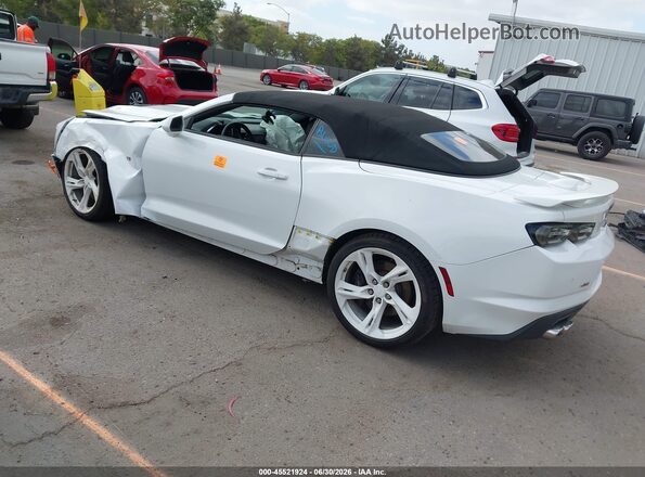 1G1FH3D75K0115622 2019 CHEVROLET CAMARO White Trasero izquierdo