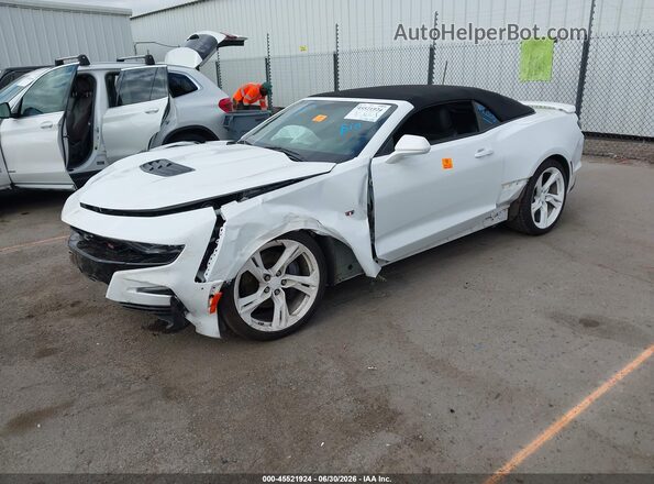 1G1FH3D75K0115622 2019 CHEVROLET CAMARO White Vista tres cuartos delantera izquierda