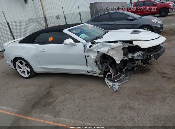 1G1FH3D75K0115622 2019 CHEVROLET CAMARO White Vista interior trasera