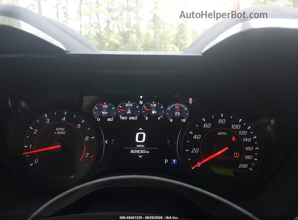 1G1FH3D78K0137386 2019 CHEVROLET CAMARO Silver Vista de los asientos traseros