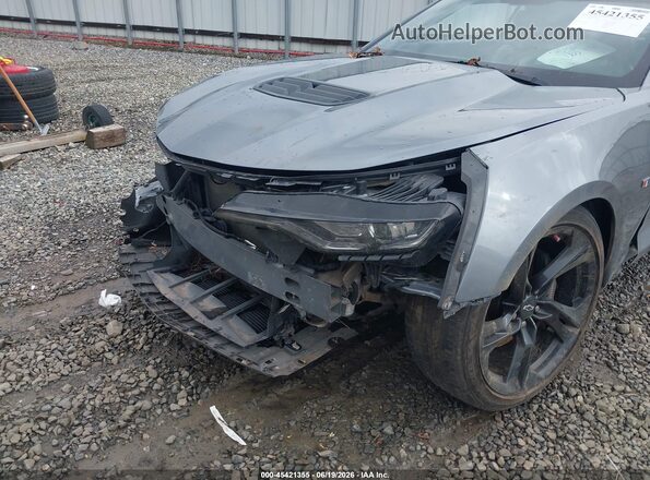 1G1FH3D78L0117320 2020 CHEVROLET CAMARO Gray Front view