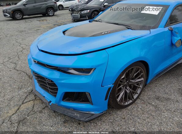 1G1FK1R64P0125183 2023 CHEVROLET CAMARO Синий Панорамный вид салона 360°