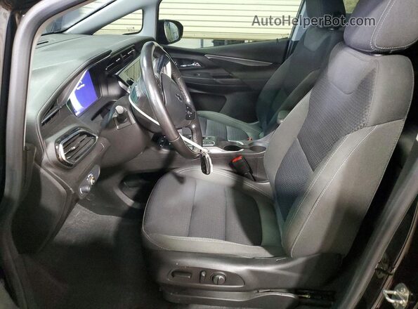 1G1FW6S01N4100335 2022 CHEVROLET BOLT Black წინა სალონის ხედი