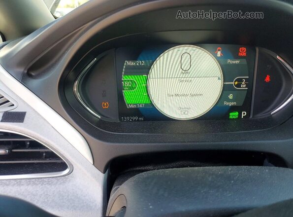 1G1FW6S04H4164034 2017 CHEVROLET BOLT Угольный Вид щитка приборов