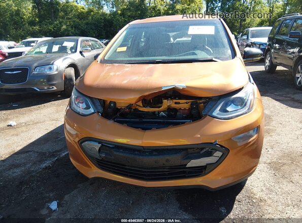1G1FW6S06H4170062 2017 CHEVROLET BOLT Orange Widok zestawu wskaźników