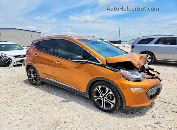 1G1FX6S01H4177725 2017 CHEVROLET BOLT Orange Առջևի աջ