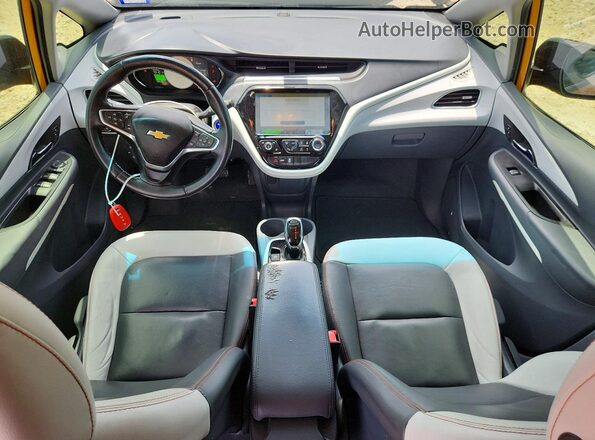 1G1FX6S01H4177725 2017 CHEVROLET BOLT Orange Առջևի վահանակի տեսք
