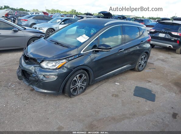 1G1FX6S02H4152557 2017 CHEVROLET BOLT Черный Передняя левая четверть