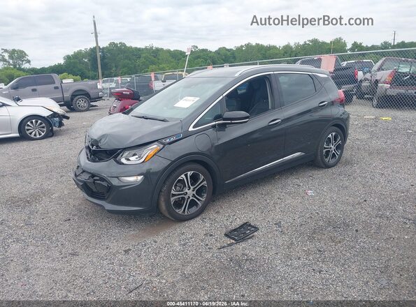 1G1FX6S04H4156853 2017 CHEVROLET BOLT Gray Առջևի ձախ երեք քառորդ տեսարան