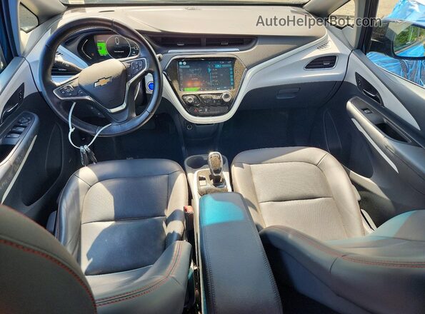 1G1FX6S04H4156867 2017 CHEVROLET BOLT Black Widok deski rozdzielczej