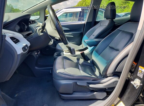 1G1FX6S04H4156867 2017 CHEVROLET BOLT Black Widok wnętrza z przodu