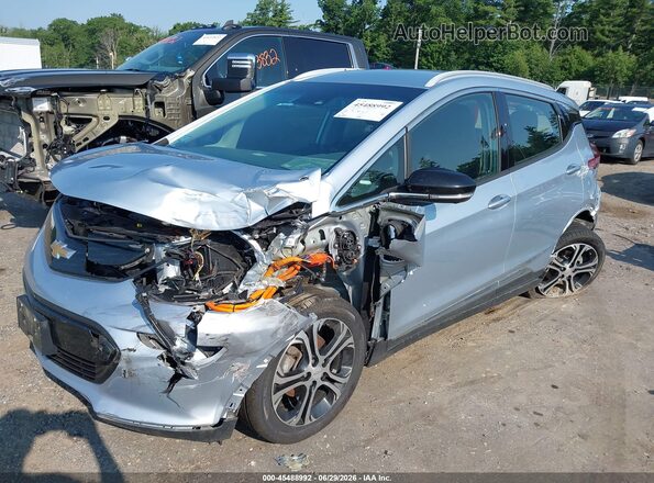 1G1FX6S04H4168355 2017 CHEVROLET BOLT Серебряный Передняя левая четверть