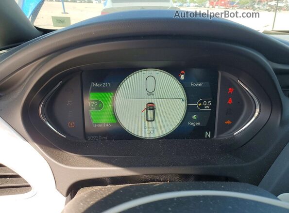 1G1FX6S04H4181381 2017 CHEVROLET BOLT Blue Вид щитка приладів