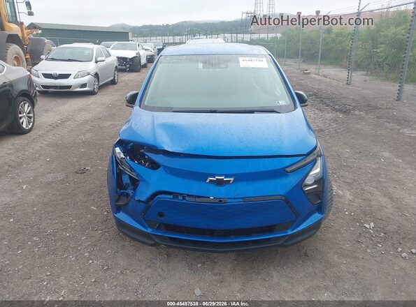 1G1FX6S05N4100318 2022 CHEVROLET BOLT Blue Սարքավորումների վահանակի տեսք