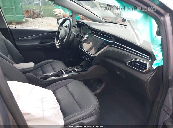 1G1FX6S07P4204652 2023 CHEVROLET BOLT Gray Вид салону спереду
