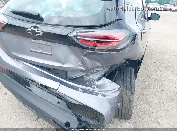 1G1FX6S07P4204652 2023 CHEVROLET BOLT Gray Вид спереду