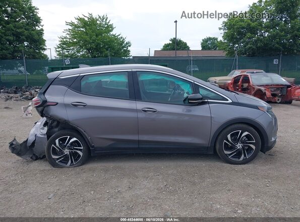 1G1FX6S07P4204652 2023 CHEVROLET BOLT Gray Вид щитка приладів