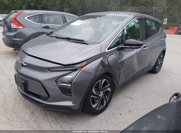 1G1FX6S08P4175937 2023 CHEVROLET BOLT Silver Vista tres cuartos delantera izquierda
