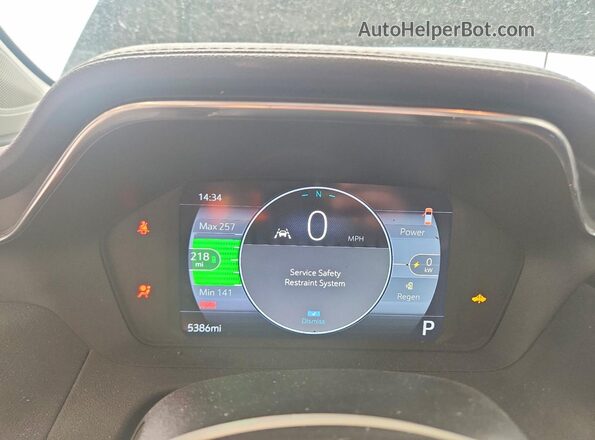 1G1FY6S01P4206720 2023 CHEVROLET BOLT Черный Вид щитка приборов