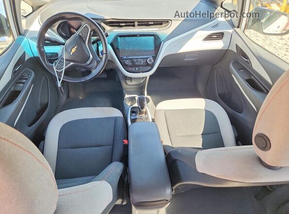 1G1FY6S02K4143295 2019 CHEVROLET BOLT White Widok deski rozdzielczej