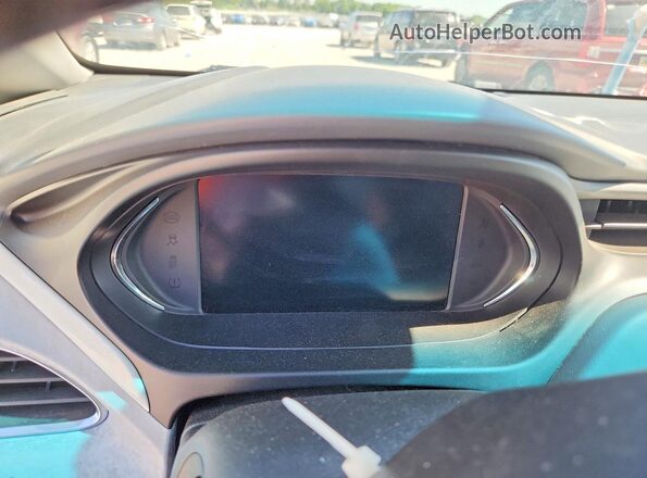 1G1FY6S02K4143295 2019 CHEVROLET BOLT White Widok zestawu wskaźników