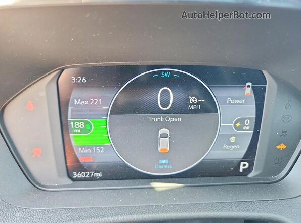 1G1FY6S07P4189471 2023 CHEVROLET BOLT Red Instrument cluster view
