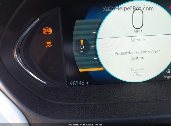 1G1FY6S09L4149791 2020 CHEVROLET BOLT Gray 