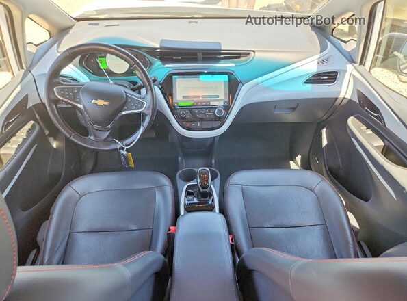1G1FZ6S02K4113405 2019 CHEVROLET BOLT White Առջևի վահանակի տեսք