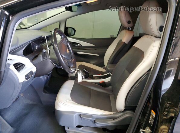 1G1FZ6S02L4133882 2020 CHEVROLET BOLT Black წინა სალონის ხედი