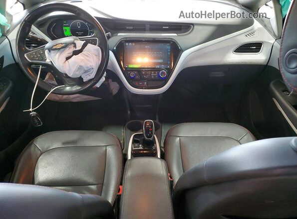 1G1FZ6S02L4139214 2020 CHEVROLET BOLT Gray Dashboard view