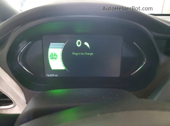 1G1FZ6S02L4139214 2020 CHEVROLET BOLT Gray Instrument cluster view
