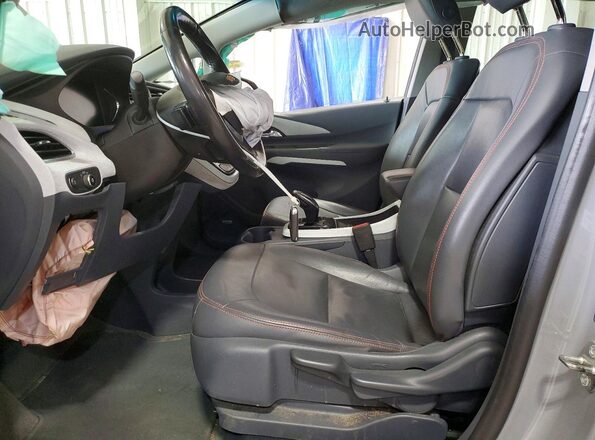 1G1FZ6S02L4139214 2020 CHEVROLET BOLT Gray Front interior view