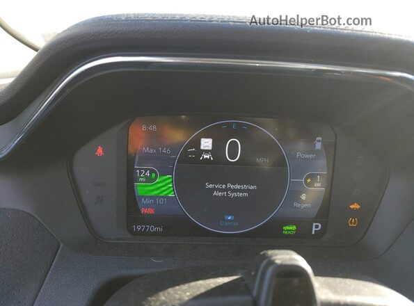 1G1FZ6S02P4123889 2023 CHEVROLET BOLT Gray Вид щитка приладів