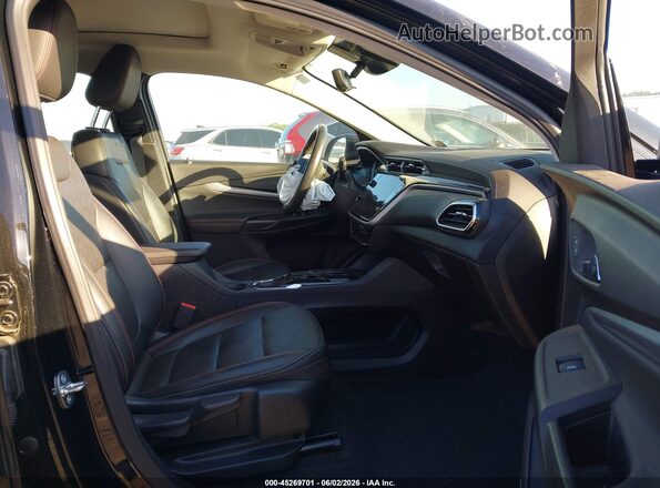 1G1FZ6S04P4134585 2023 CHEVROLET BOLT Black Вид салону спереду