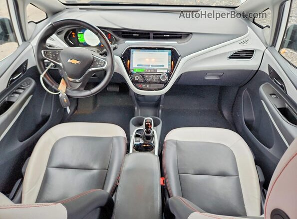 1G1FZ6S05M4104202 2021 CHEVROLET BOLT White Вид панелі приладів